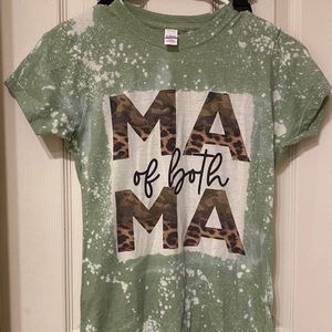 Women’s cut bleached t-shirt